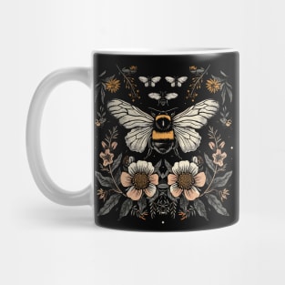 Vintage Aesthetic Butterflies Flower Nature Butterfly Wings Mug